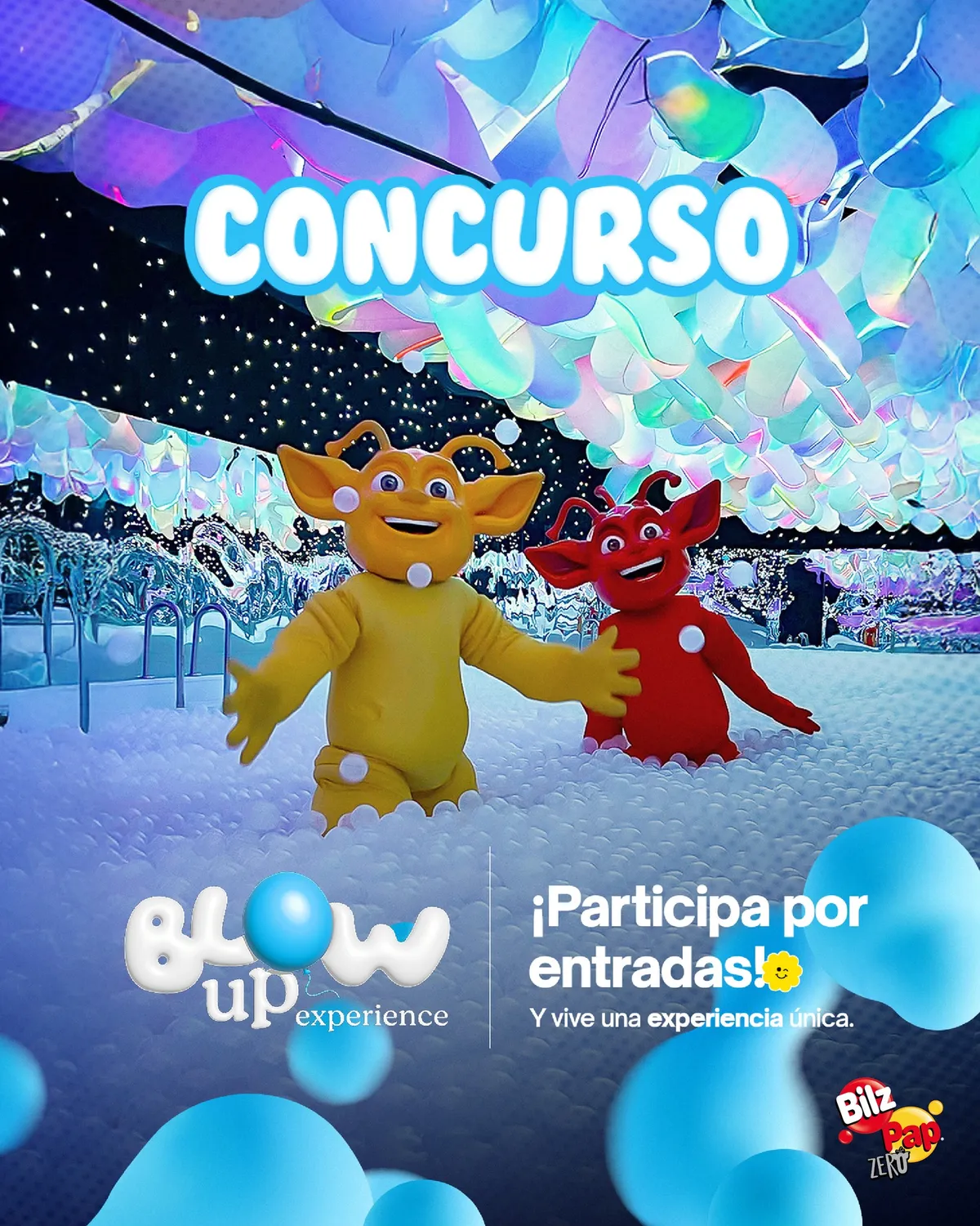 Concurso Bilz y Pap: Gana 4 entradas para Blow Up Experience