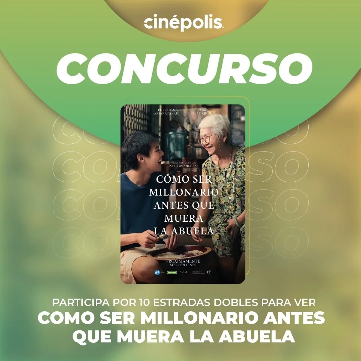 Concurso Cinépolis: Participa por 10 entradas dobles para ver 