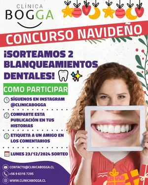 Concurso Navideño Clinica Bogga: Gana 1 de 2 Blanqueamientos Dentales 