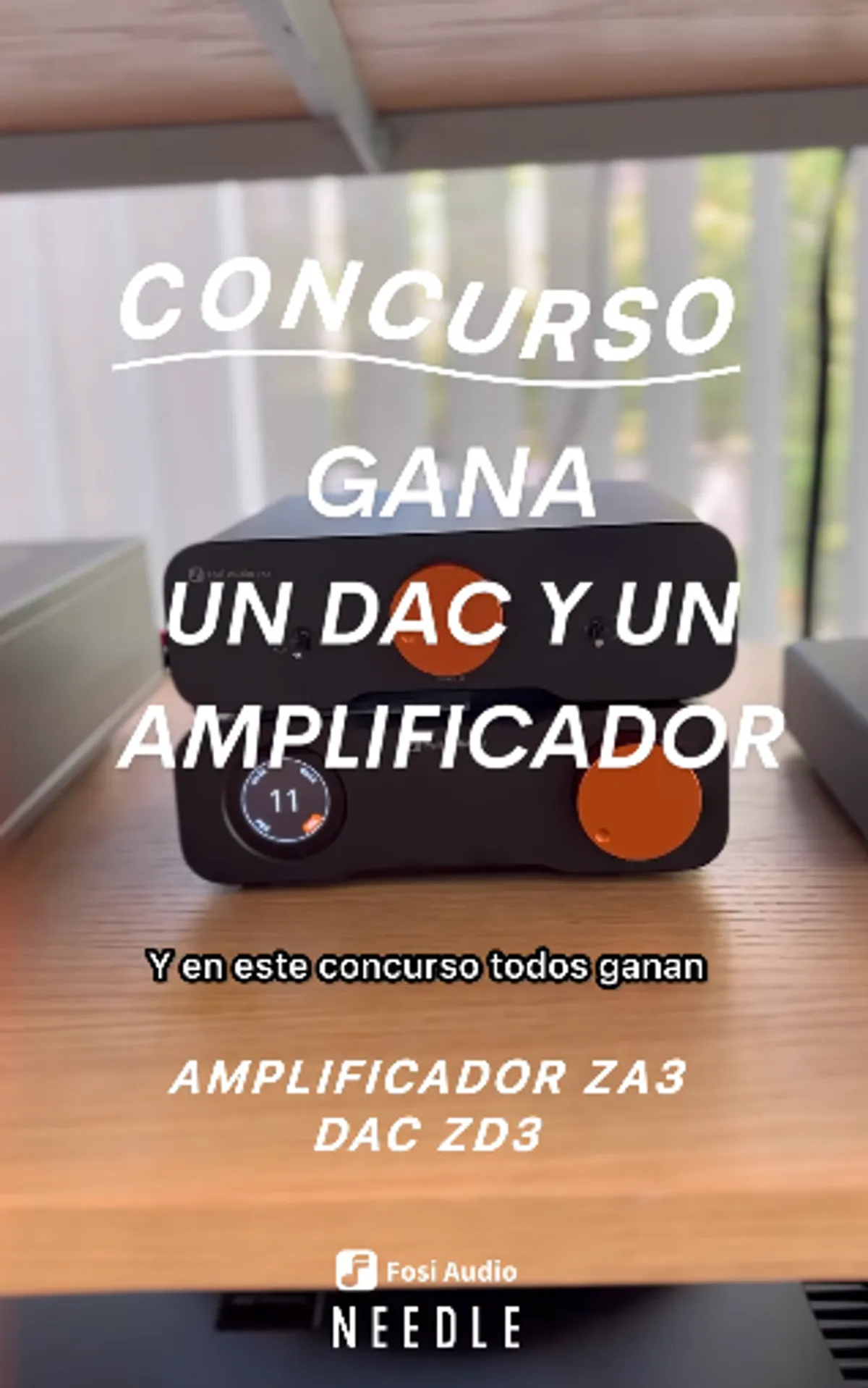 Concurso Needle: Gana un DAC y un amplificador