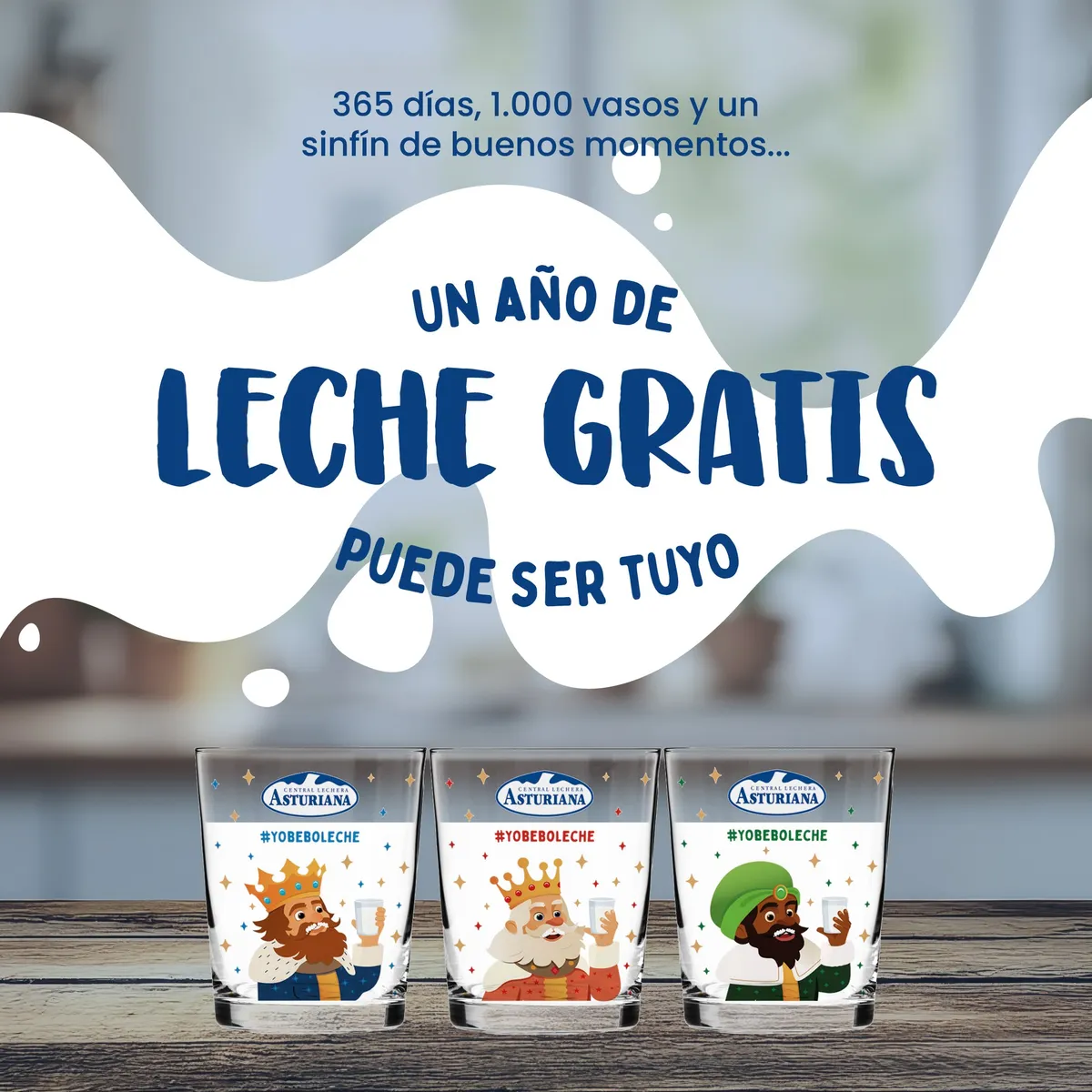 Promo Central Lechera Asturiana: Consigue un año de leche ¡GRATIS!