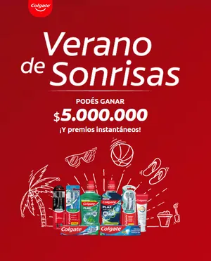 Promo Colgate Sonrisa Total: Gana $5.000.000 ¡y premios instantáneos!