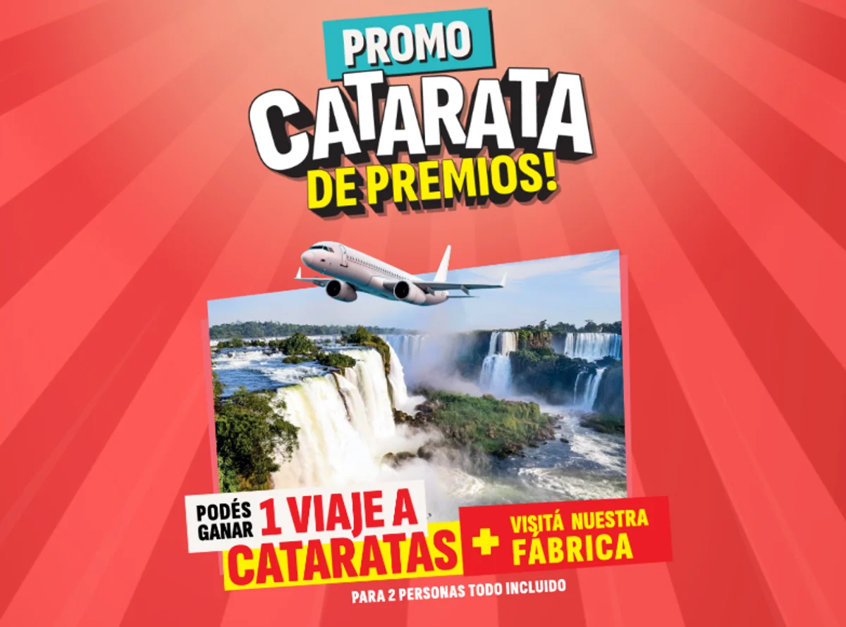 Promo Piporé Catarata de Premios: Gana un viaje a Cataratas del Iguazú ¡y muchos premios más!