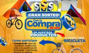 Sorteo 02A Carpas plegables: Gana una Bicicleta Fontana