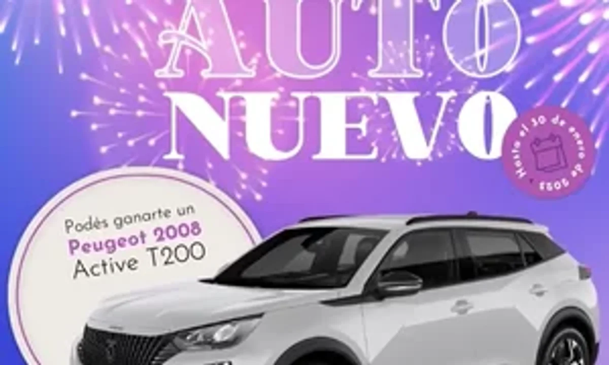 Sorteo Bahia Blanca Plaza Shopping: Gana un auto Peugeot 2008 Active T200 0KM