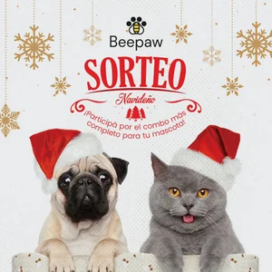 Sorteo Beepaw: Gana un combo de regalos navideños para tu mascota