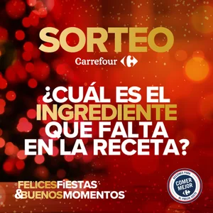 Sorteo Carrefour Especial Fiestas: Gana una orden de compra de $100.000