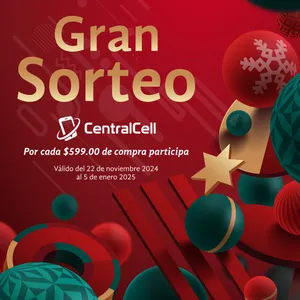 Sorteo CentralCell: Gana un iPhone 16, un Samsung A15 o un Kit Mobo