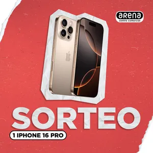 Sorteo Centro Comercial Arena: Gana un iPhone 16 PRO