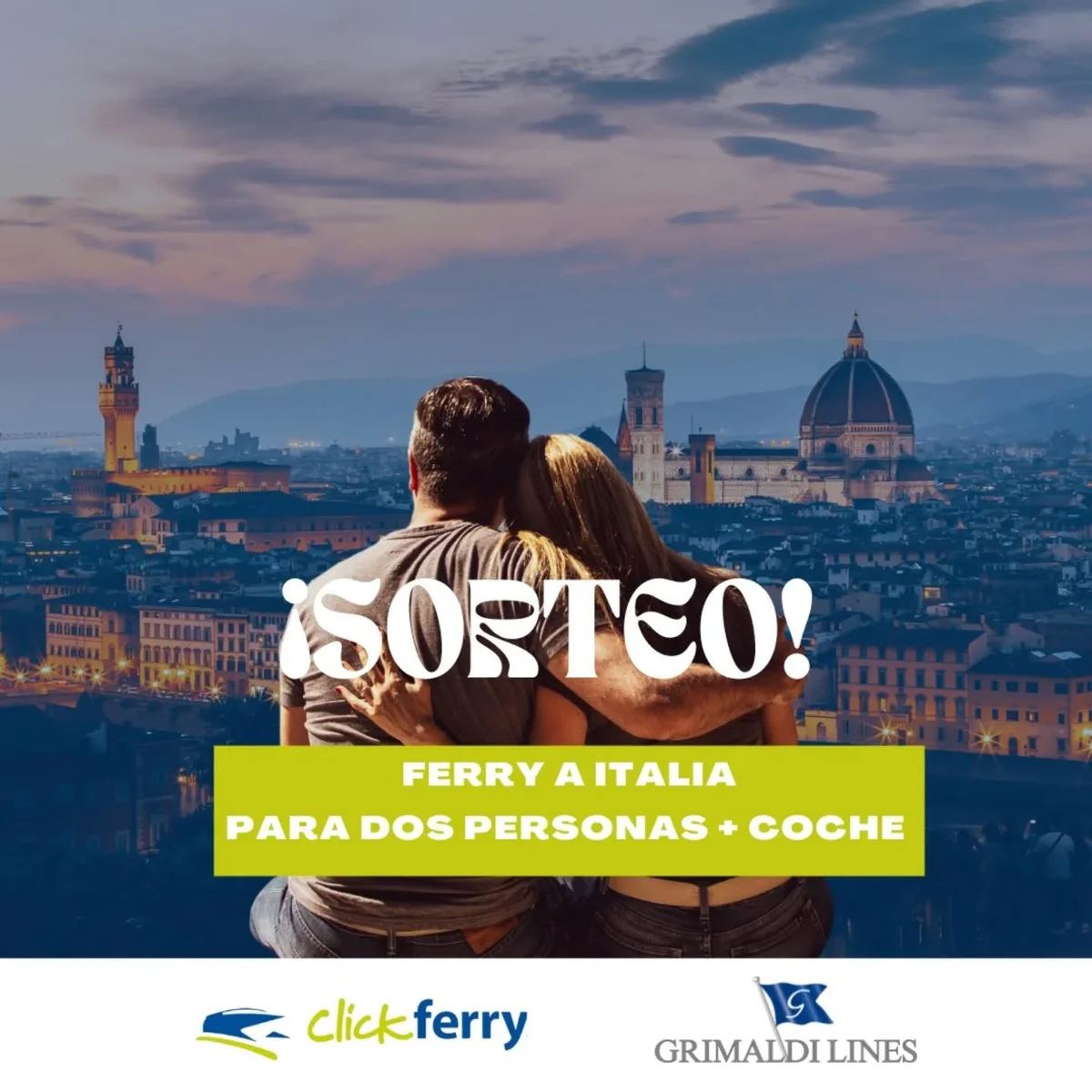 Sorteo ClickFerry: Gana un viaje en ferry ida y vuelta para 2 personas