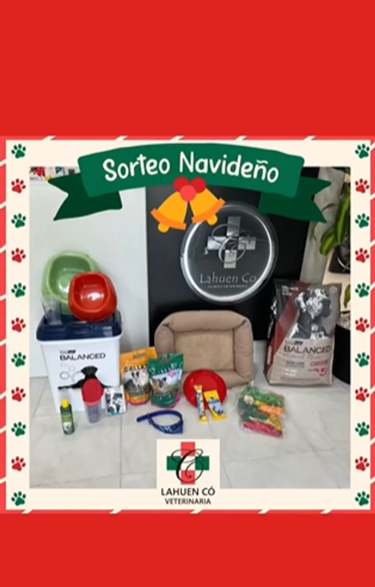 Sorteo Clinica Veterinaria Lahuen Có: Gana un pack increíble con alimento, cama, juguetes y más