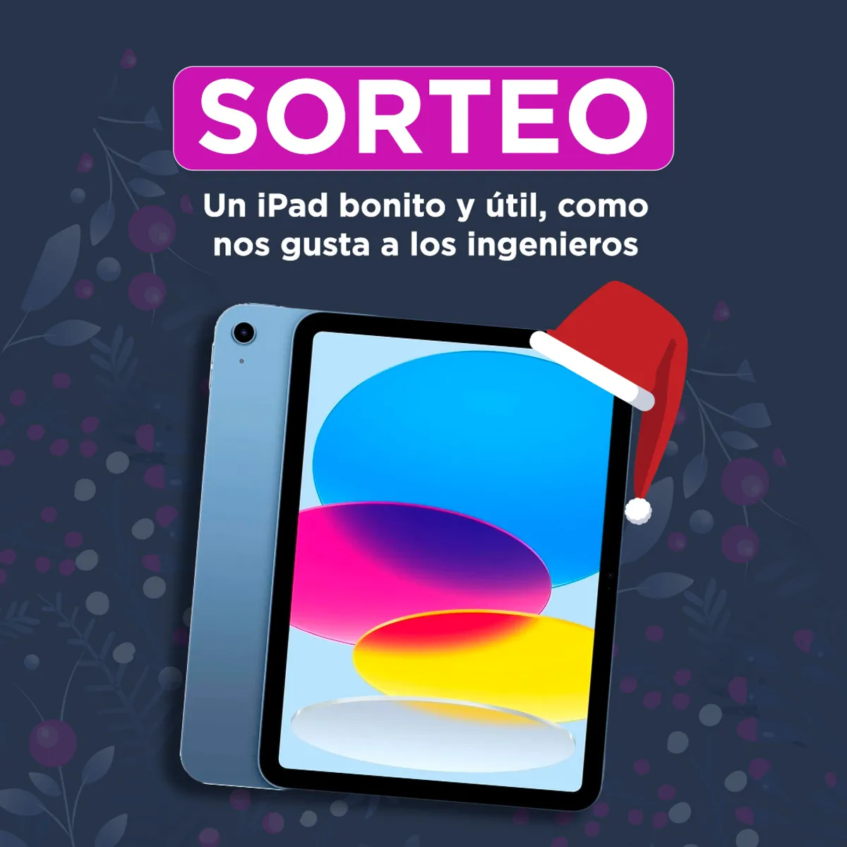 Sorteo Colegio Ingenieros Industriales: Participa en el sorteo de Navidad y gana un iPad