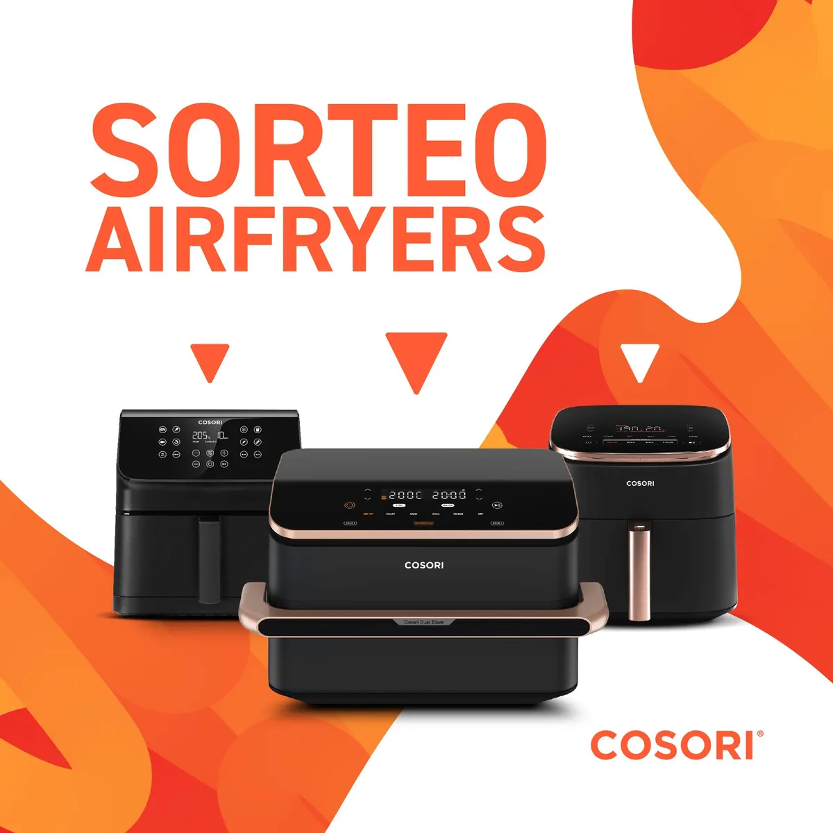 Sorteo Cosori: Gana 1 Cosori Dual Blaze Twinfry™ Chef Edition