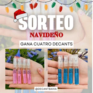 Sorteo Decantbahia: Gana cuatro decants para Navidad