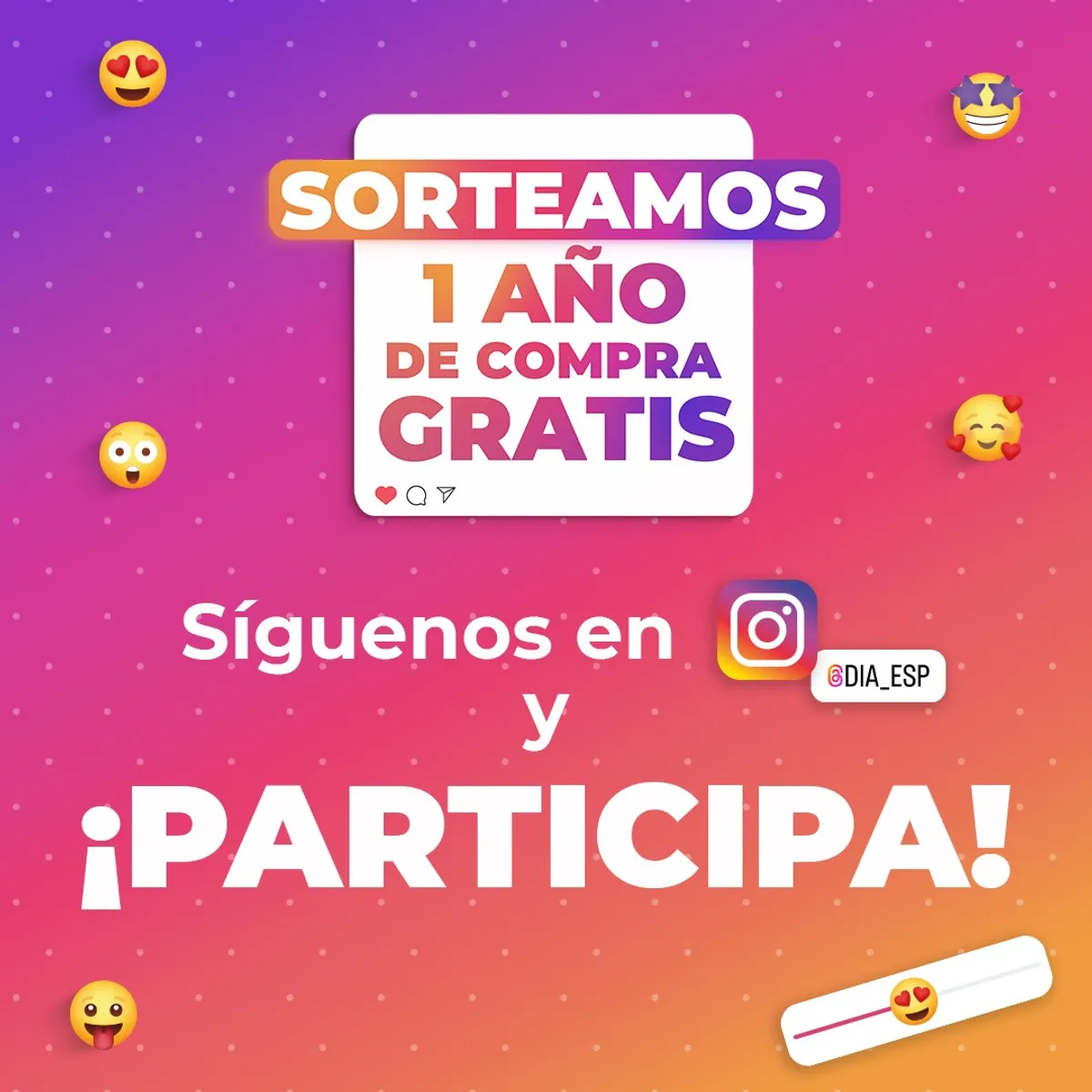 Sorteo Dia: Gana un año de compras gratis para llenar tu nevera todo el año