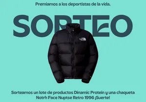 Sorteo Dinamic Protein: Gana un lote de productos y una chaqueta Notrh Face Nuptse Retro 1996