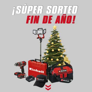 Sorteo Einhell: Gana un Taladro inalámbrico de percusión, un Reflector a batería, un bolso para herramientas ¡y más!