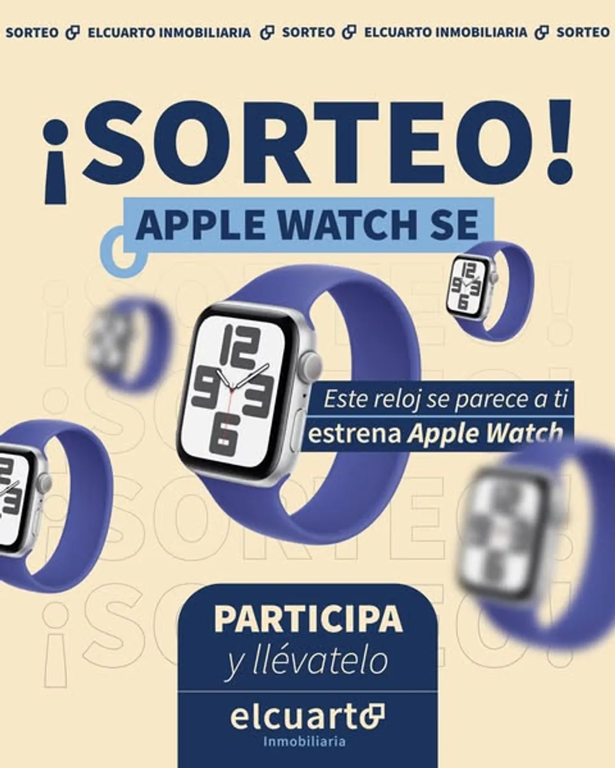 Sorteo El Cuarto Inmobiliaria: Gana un reloj Apple Watch