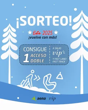 Sorteo Enjoy Aena: Gana acceso doble a fast lane o fast track para que disfrutes de las Salas VIP