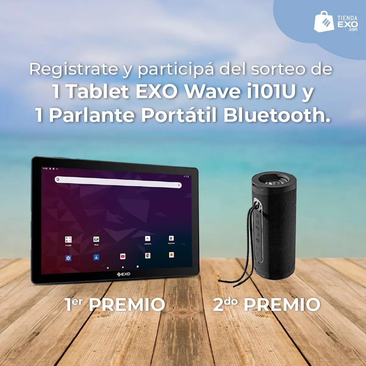 Sorteo Exo: Gana una tablet Exo o un parlante portátil