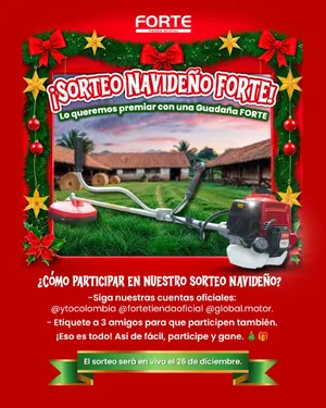 Sorteo Forte: Gana una increíble Guadaña Forte para Navidad