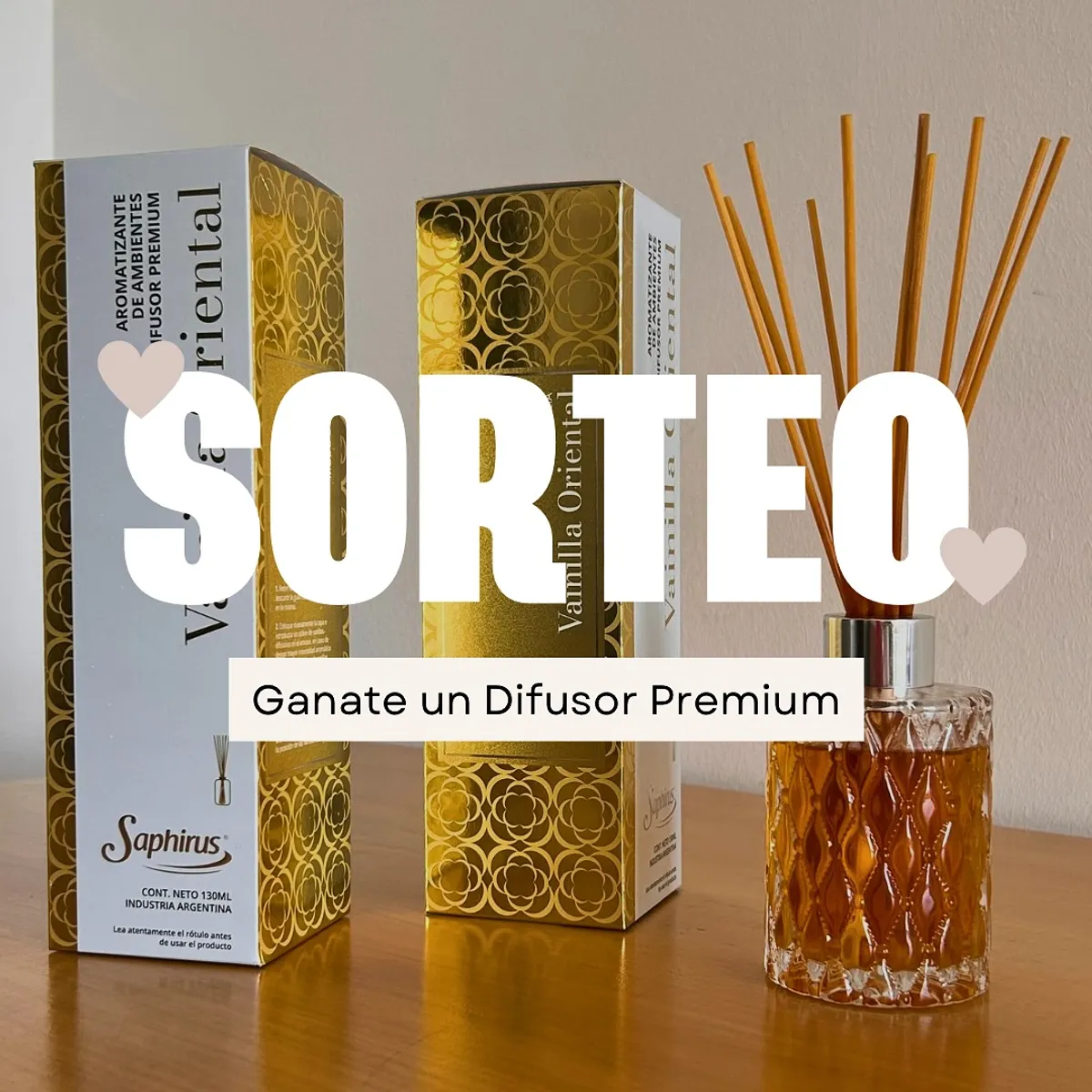 Sorteo Fresh Home: Podes ganar un Difusor Premium Vainilla Oriental