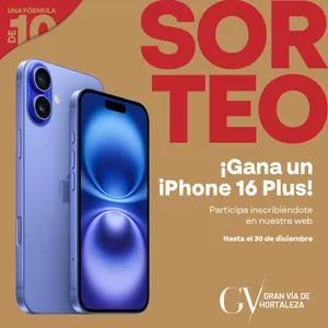 Sorteo Gran Vía de Hortaleza: Gana un iPhone 16 Plus