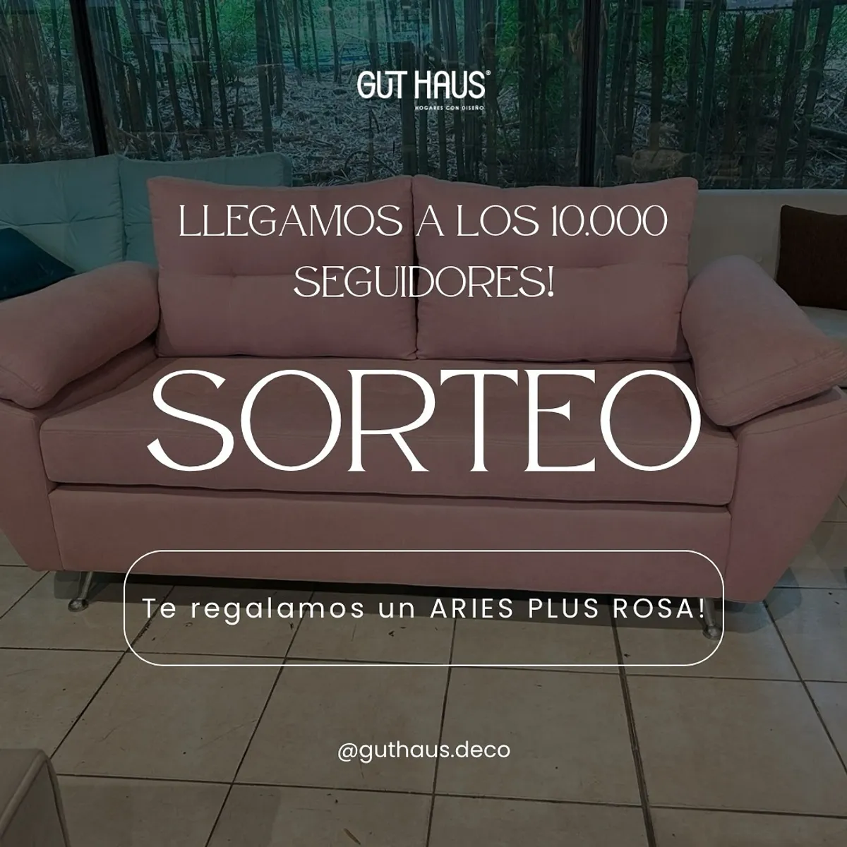 Sorteo Gut Haus: Gana un sillón Aries Plus en rosa para tu living