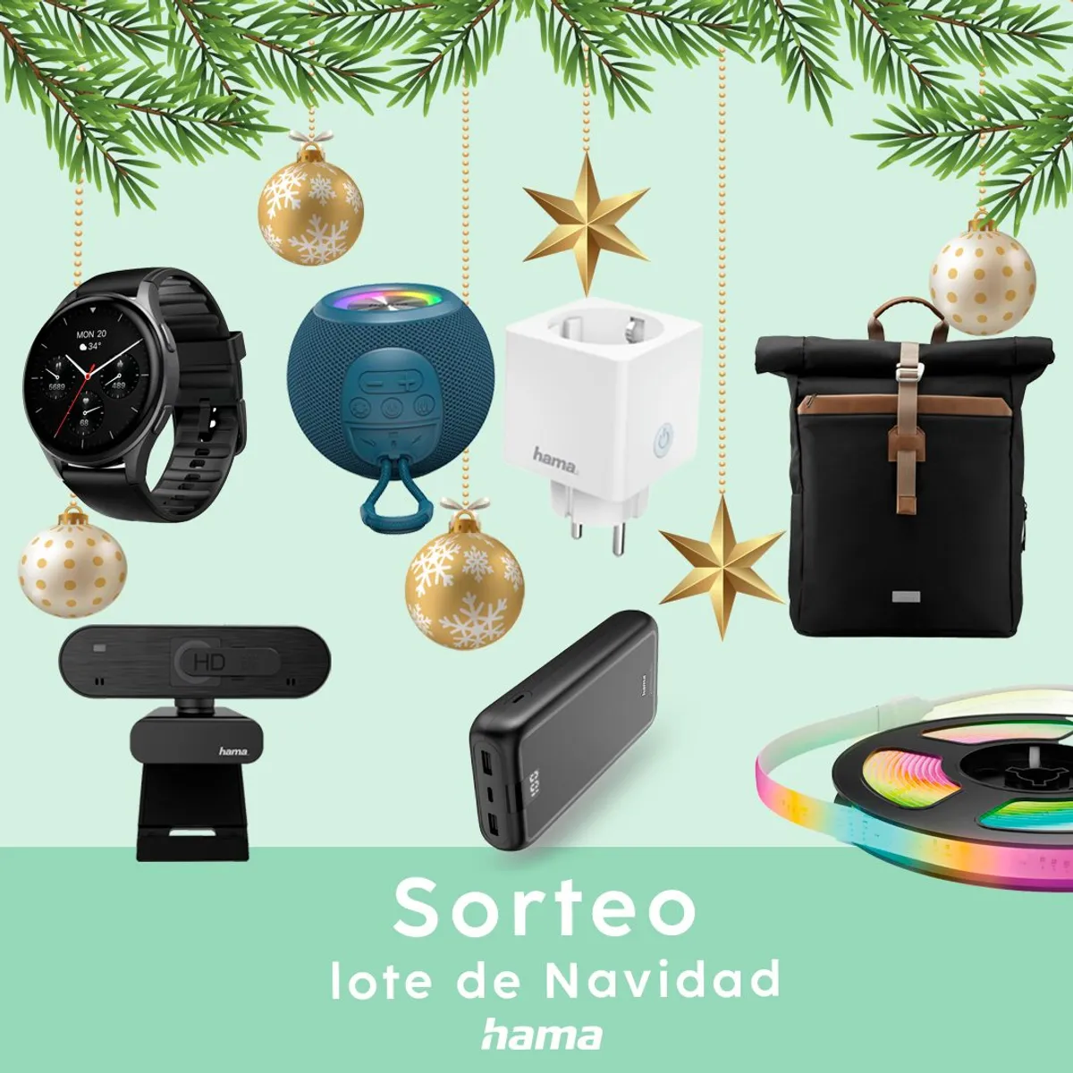 Sorteo Hama Spain: Gana un lote de Navidad repleto de productos tecnológicos