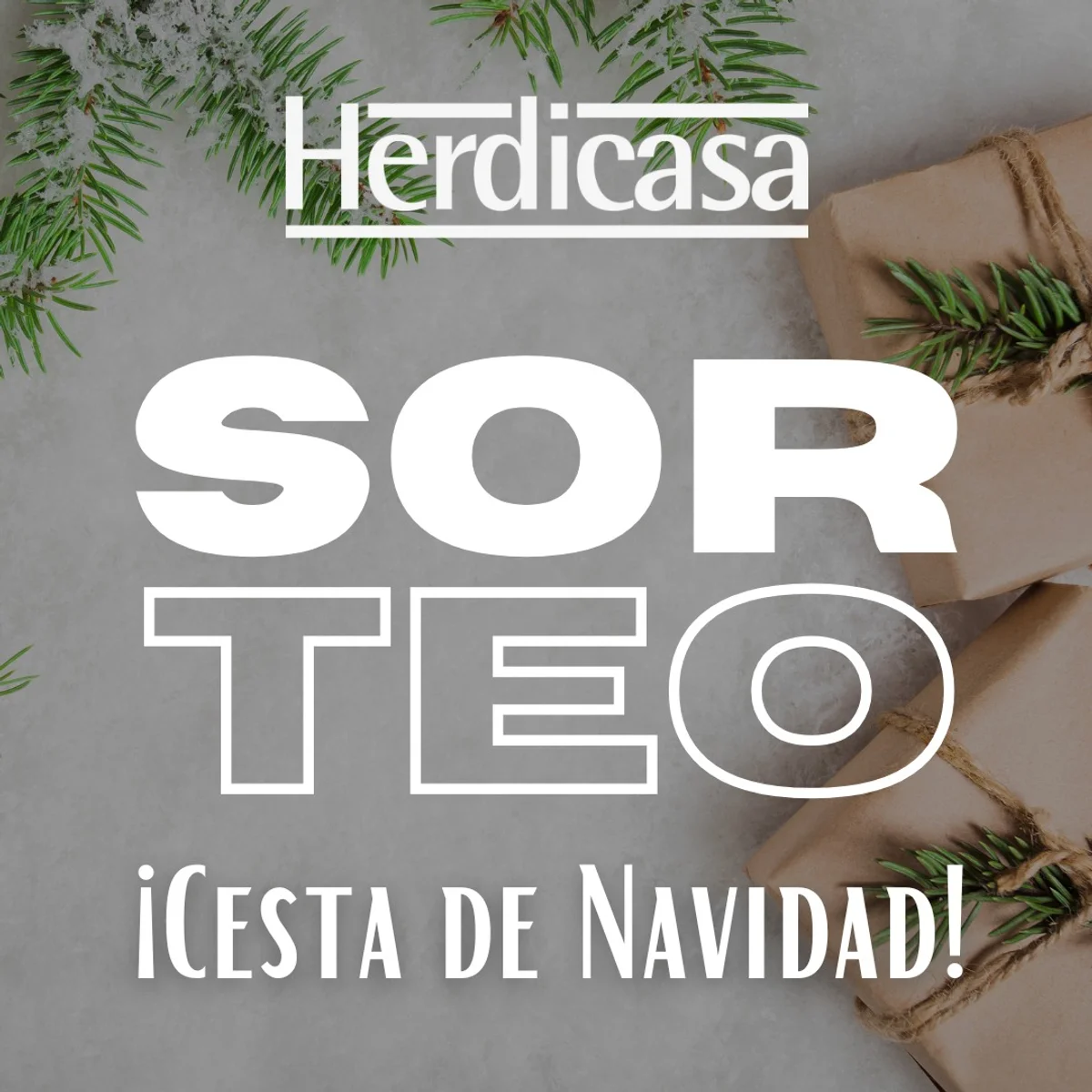 Sorteo Herdicasa: Gana una cesta de Navidad de productos vending