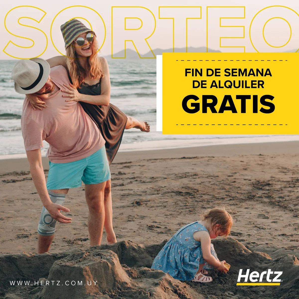 Sorteo Hertz Uruguay: Gana un fin de semana de alquiler gratis