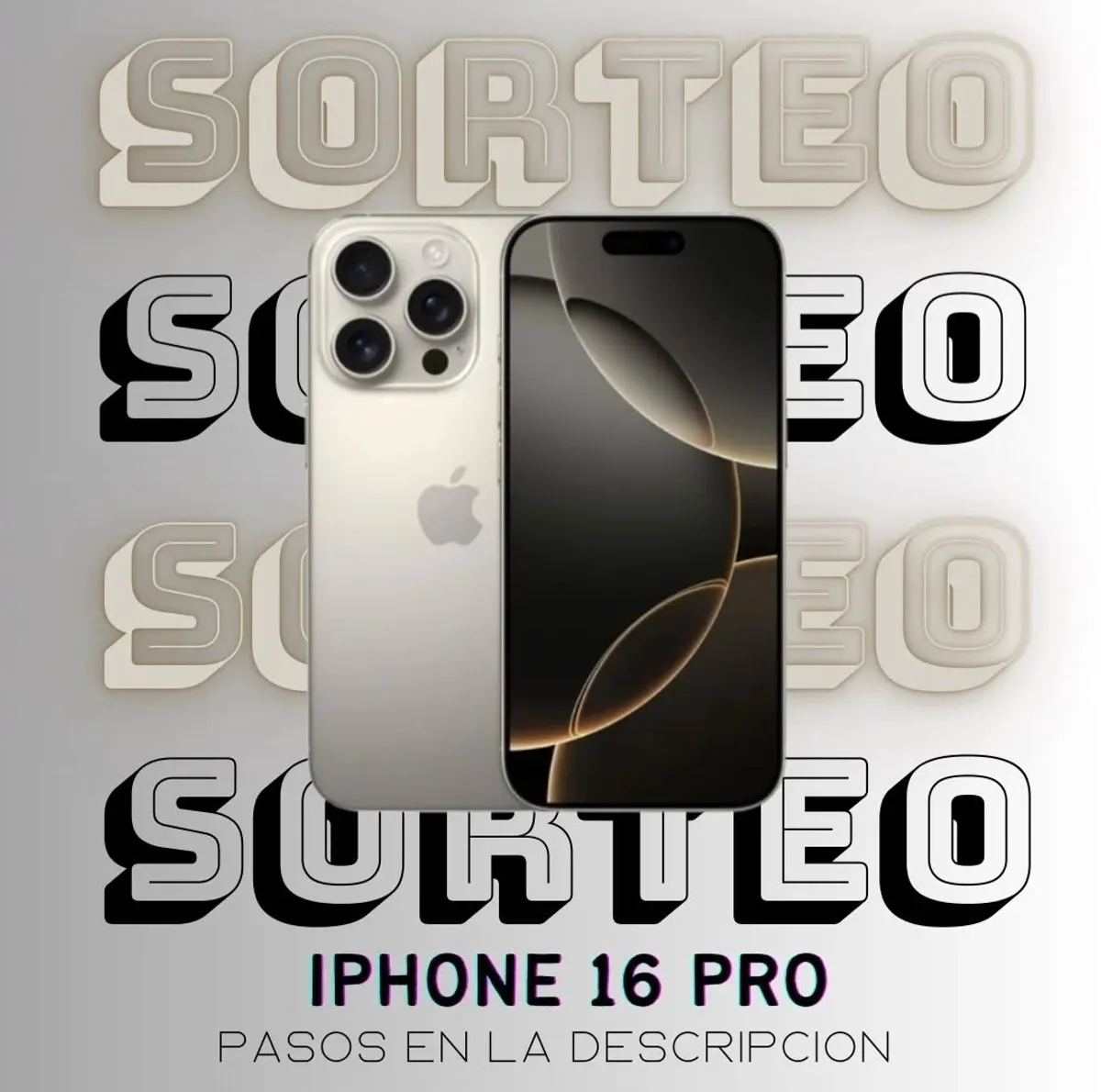 Sorteo iShop Store: Gana un iPhone 16 Pro