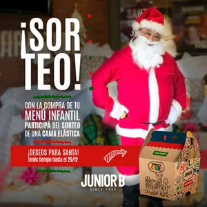 Sorteo Junior B: Podes ganar una cama elástica para Navidad