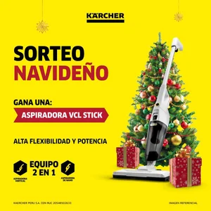 Sorteo Karcher: Gana una Aspiradora VCL Stick para Navidad