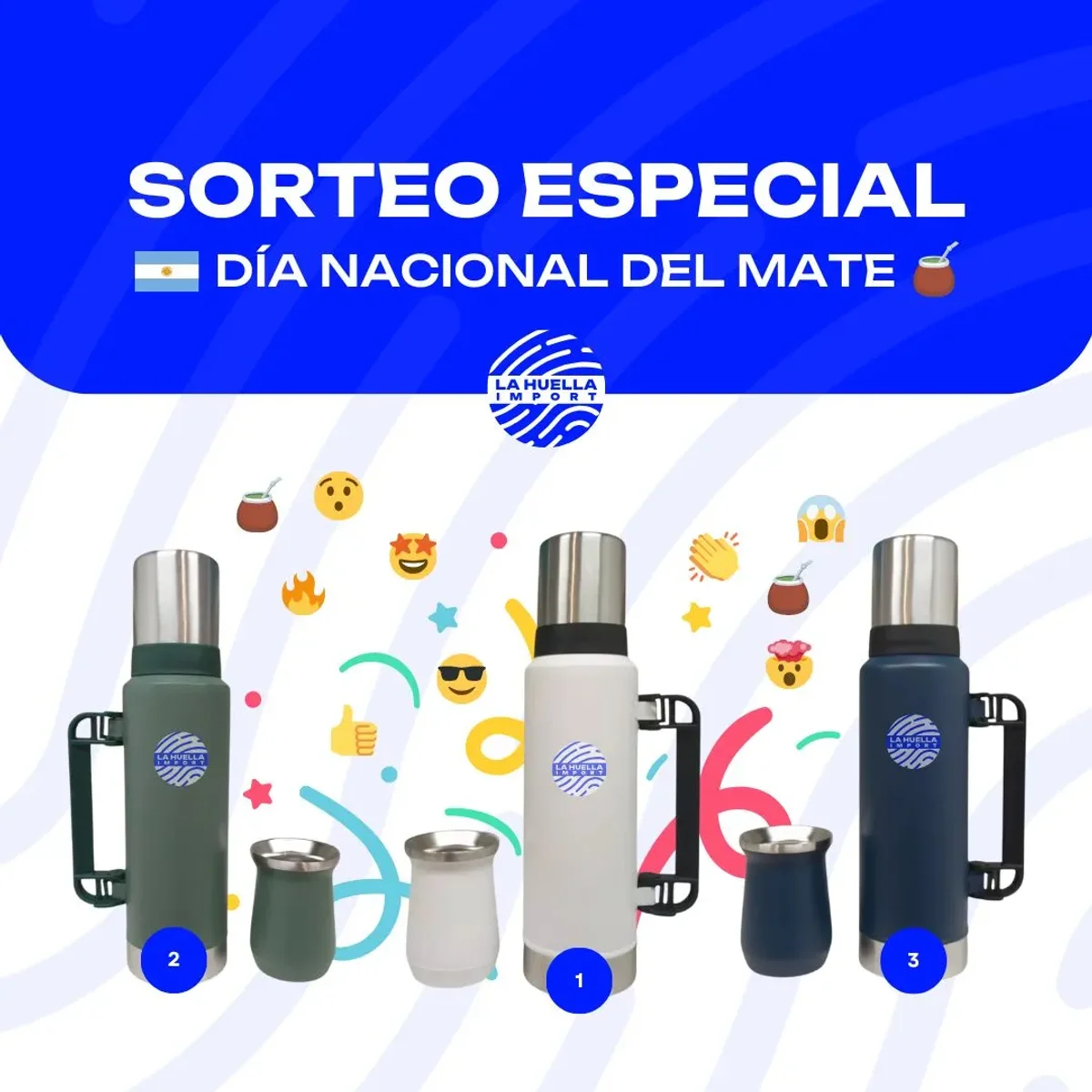 Sorteo La Huella Import: Gana un termo y un mate de diseño exclusivo