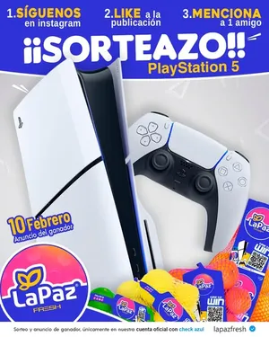 Sorteo La Paz Fresh: Gana una consola Playstation 5