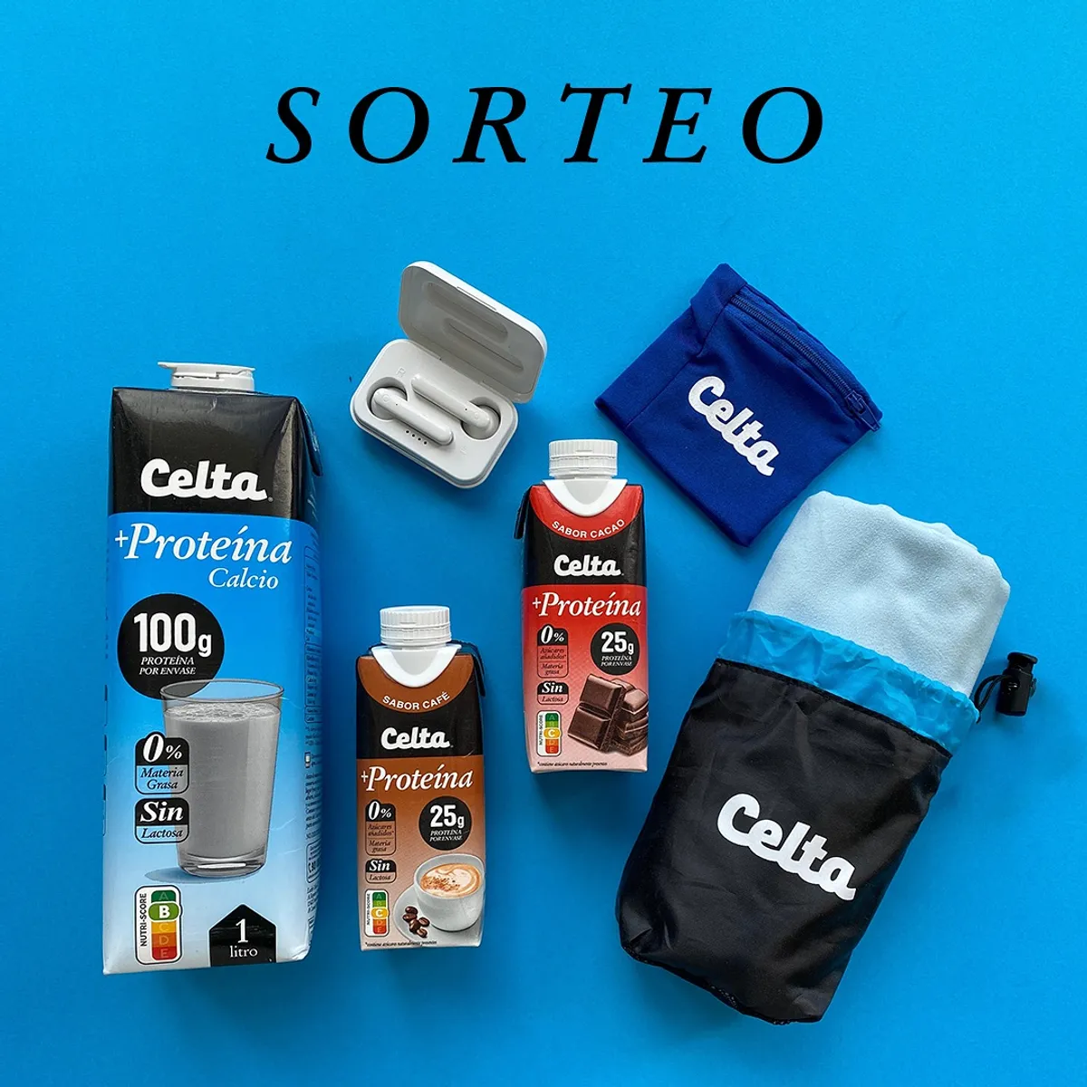 Sorteo Leche Celta: Gana 10 packs de productos