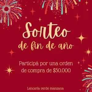 Sorteo Lencería Verde Manzana: Gana una orden de compra de $50.000