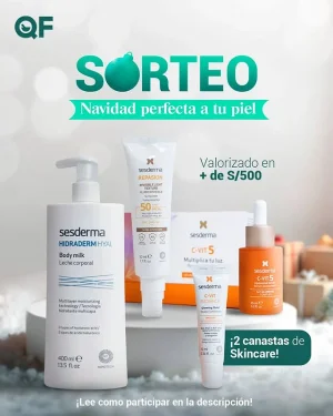 Sorteo Navideño de QF Farmacia Magistral: Gana canastas de Skincare (valorizado en más de S/500)