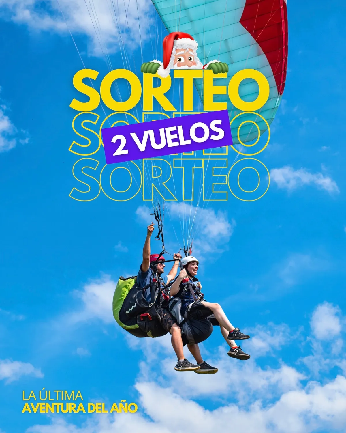 Sorteo Parapente: Participa para ganar 2 tickets de vuelo