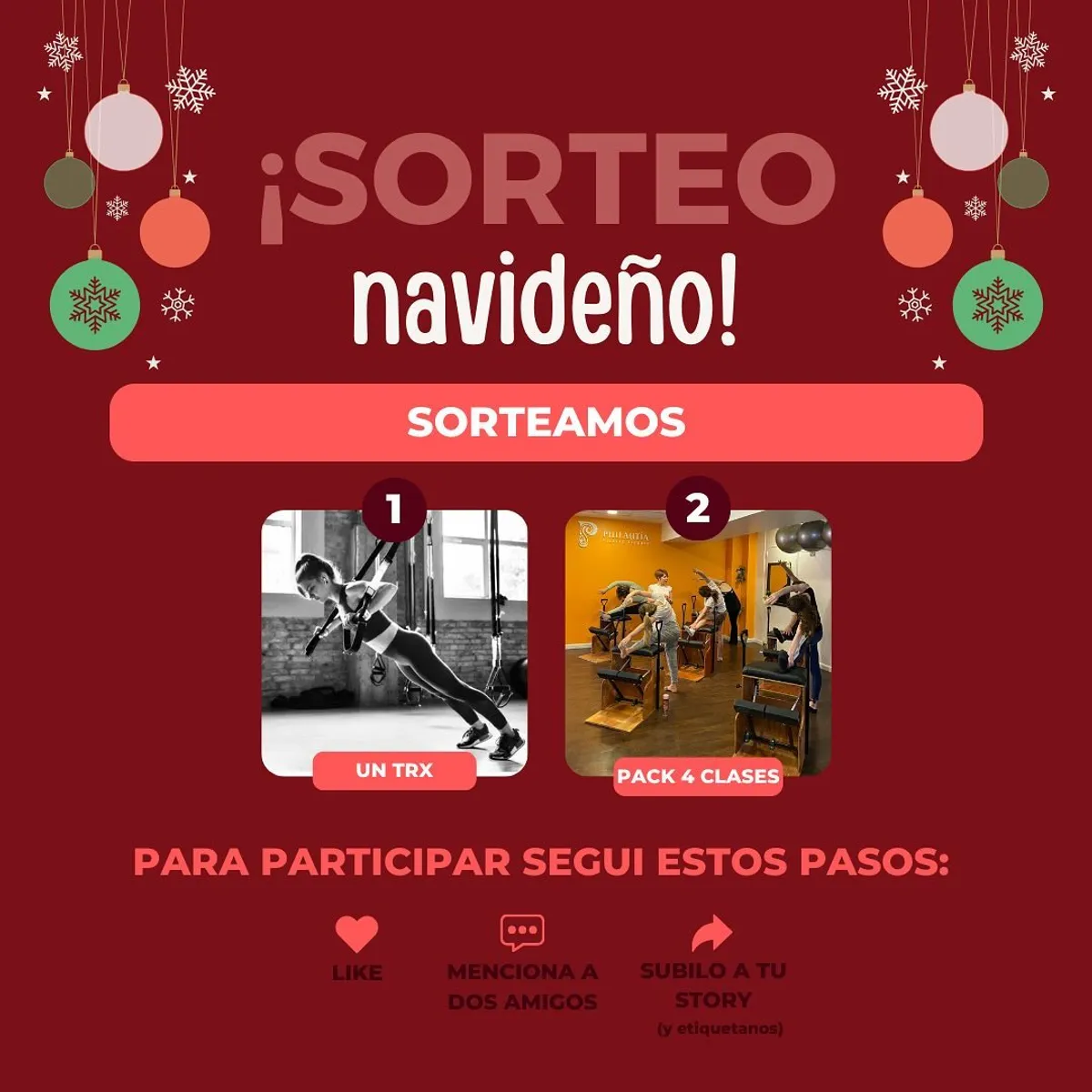 Sorteo Philautía Pilates: Gana un TRX y un pack de 4 clases para canjear cuando quieras