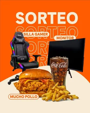 Sorteo Popeyes: Gana un monitor curvo y una silla gamer + mucho pollo para Navidad