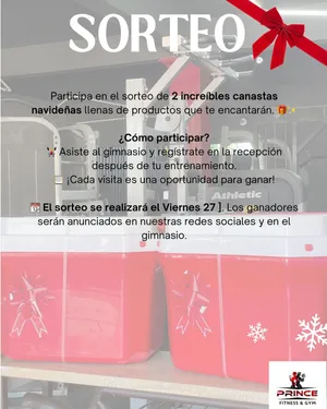 Sorteo Prince Fitness Gym: Gana 2 increíbles canastas navideñas llenas de productos que te encantarán