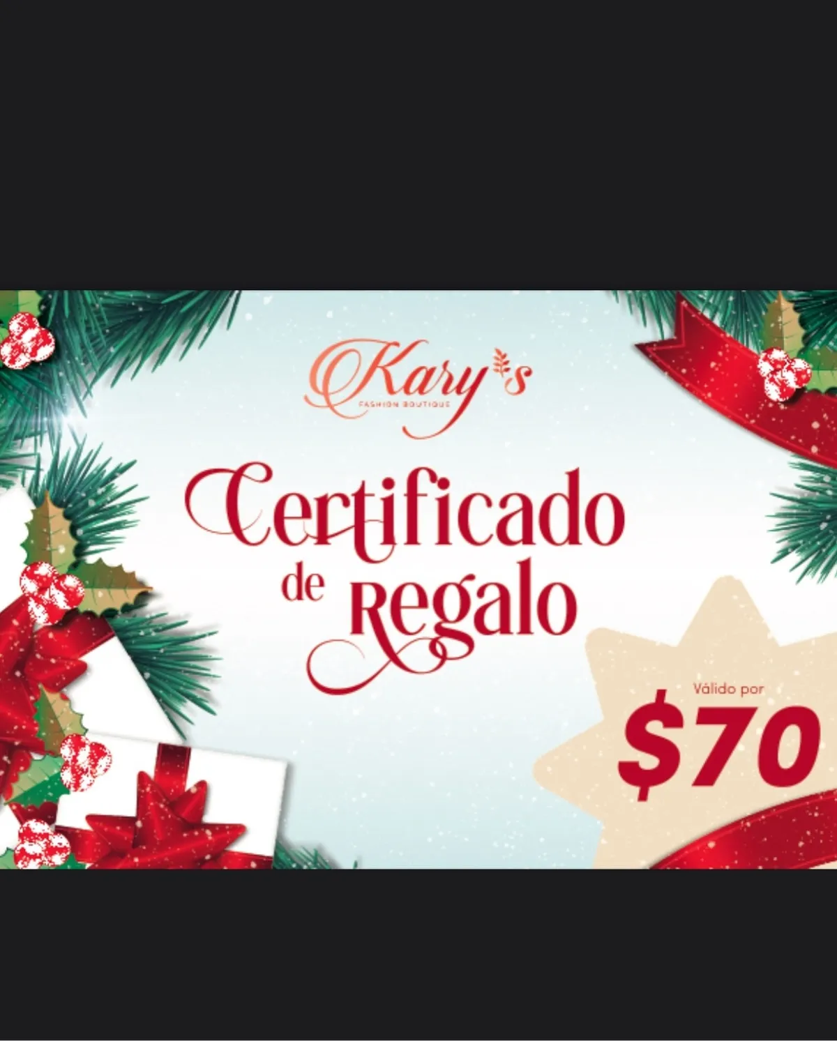 Sorteo Renata Tatiana Artiles: Gana $70 canjeables en Kary's Fashion Boutique