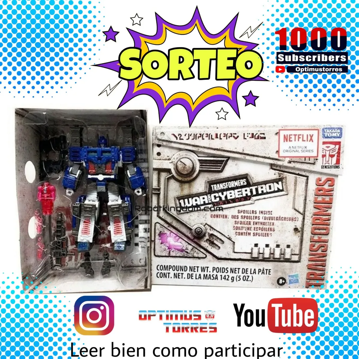 Sorteo Rene Torres: Gana un Ultra Magnus edición exclusiva de Netflix