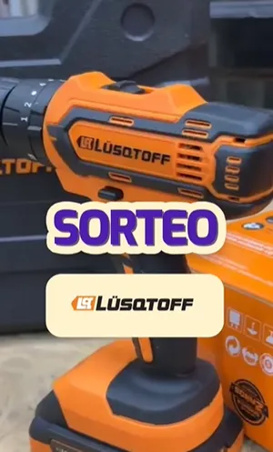 Sorteo Rex: Gana un Taladro Inalámbrico Lüsqtoff 18V