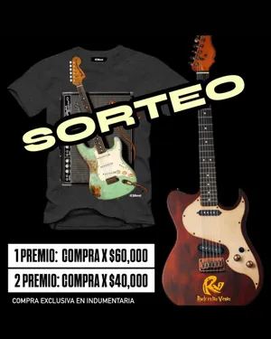 Sorteo Rock en Las Venas: Gana $100.000 en órdenes de compra