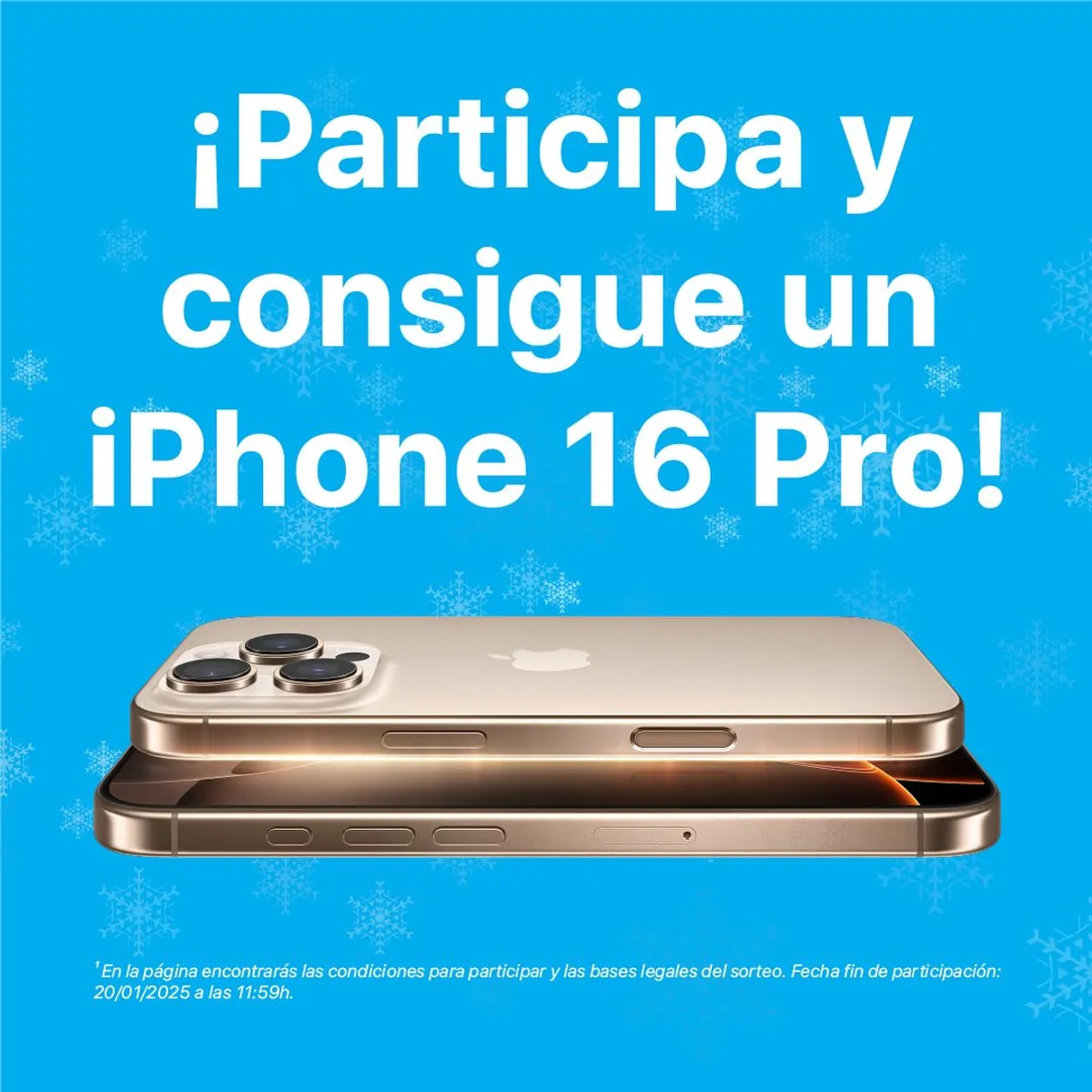 Sorteo Rossellimac: Gana un iPhone 16 Pro GRATIS