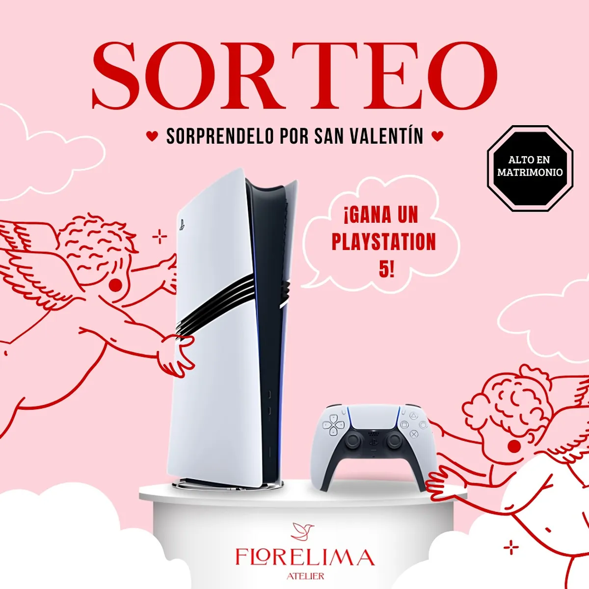 Sorteo San Valentín de Florelima Atelier: Gana una Playstation 5