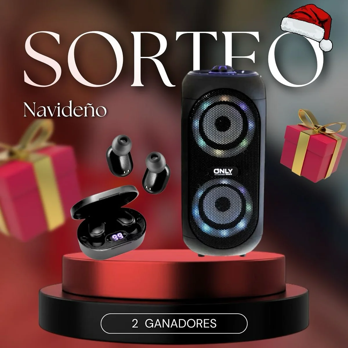 Sorteo Simply: Gana un parlante portátil o auriculares inálambricos con sonido de alta calidad